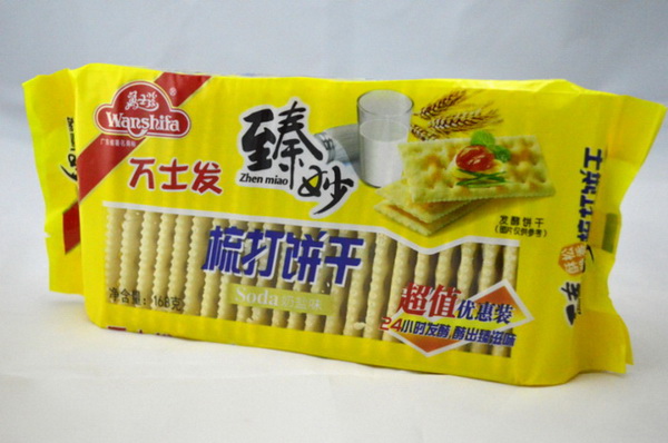 168g梳打饼干（奶盐味）